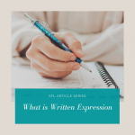 what is written expression