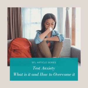 a teen or child experiencing test anxiety