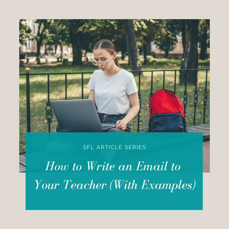 how to write an email to your teacher