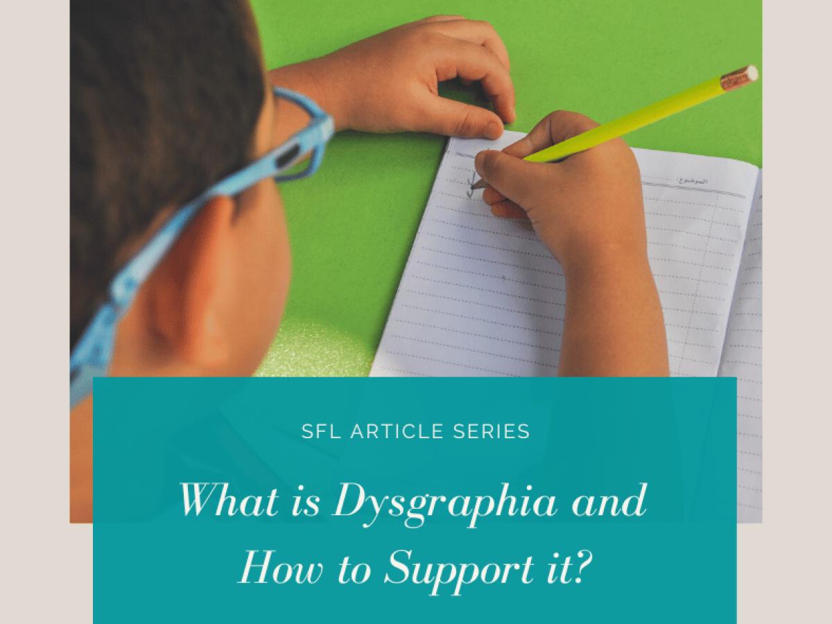 What is dysgraphia?