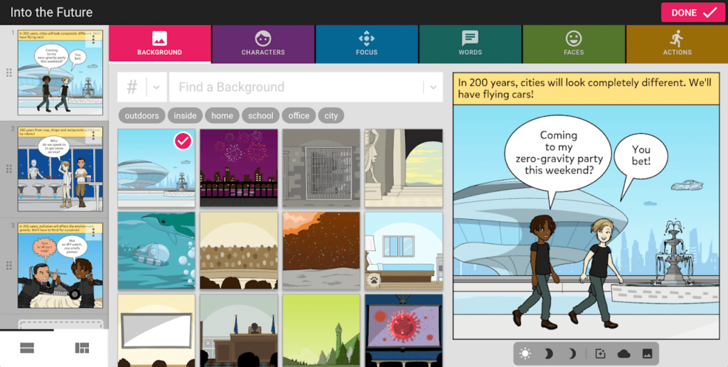 Pixton learning App for kids