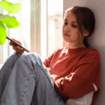 student with school related stress and anxiety